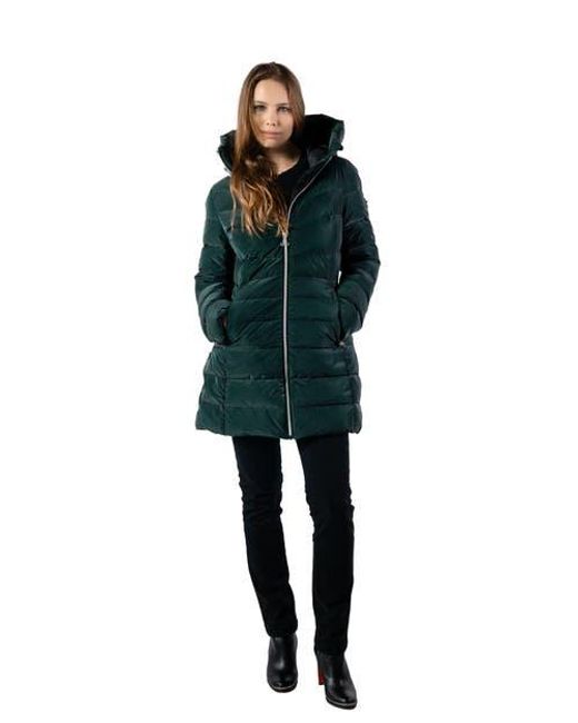 Woodpecker Green Long Robin Medium Weight Coat
