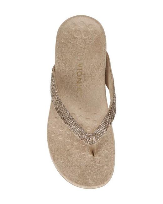 Vionic Multicolor Dillon Shine Flip Flop