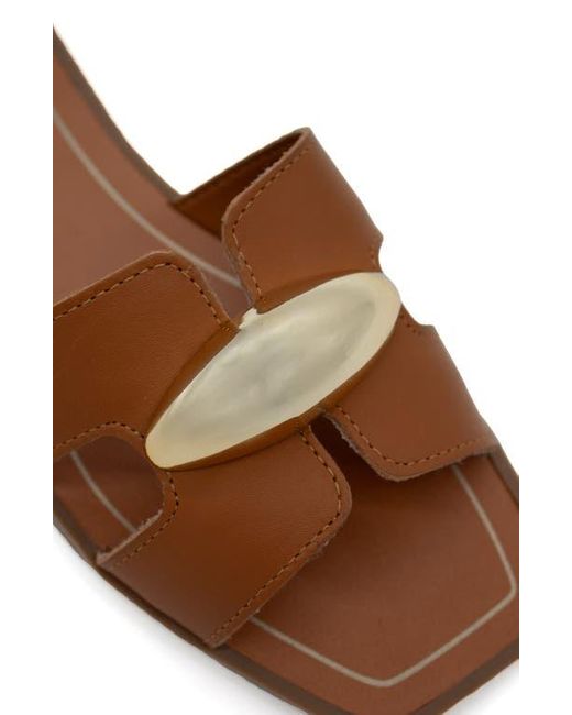 BOTTER Brown Cutout Slide Sandal