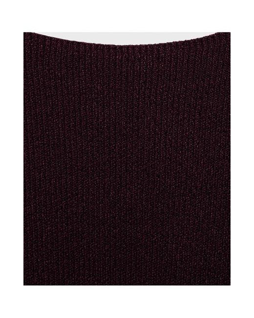 Mango Purple Fine Rib Sweater Tank
