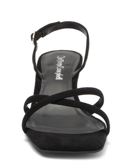 Jeffrey Campbell Black Chrissy Slingback Sandal