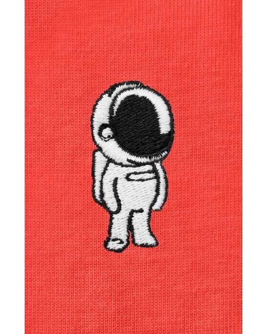 Alix Red Astronaut Jersey Relaxed Tee