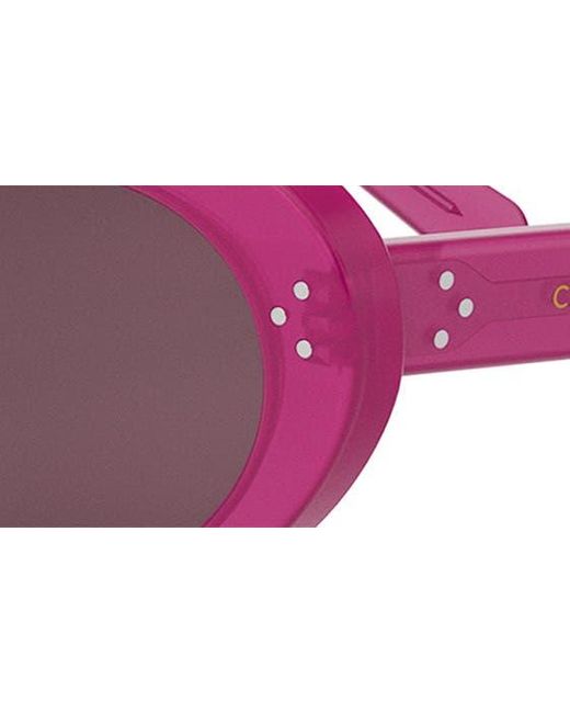 Céline Pink Bold 3 Dots 53mm Cat Eye Sunglasses