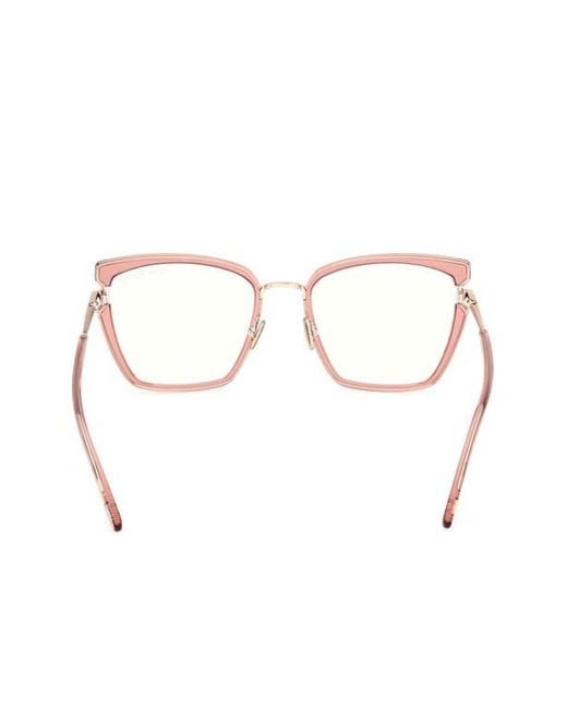 Tom Ford Multicolor 54Mm Butterfly Light Blocking Optical Glasses