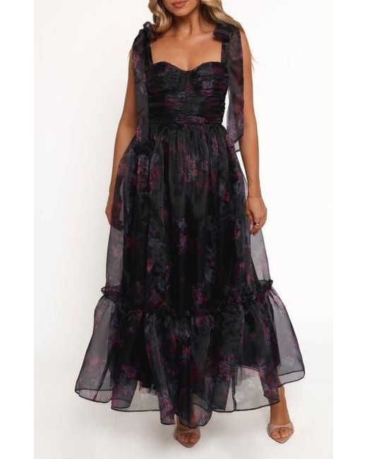 floret midi dress dark purple Petal and Pup Women's Floret Midi Dress