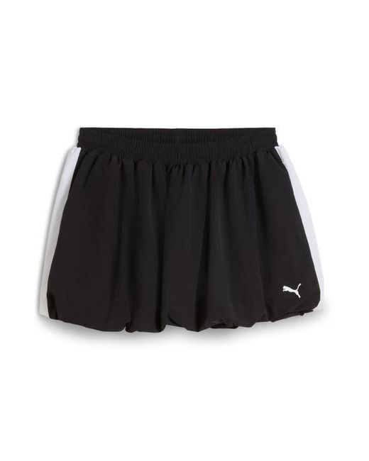 PUMA Black T7 Bubble Hem Skirt