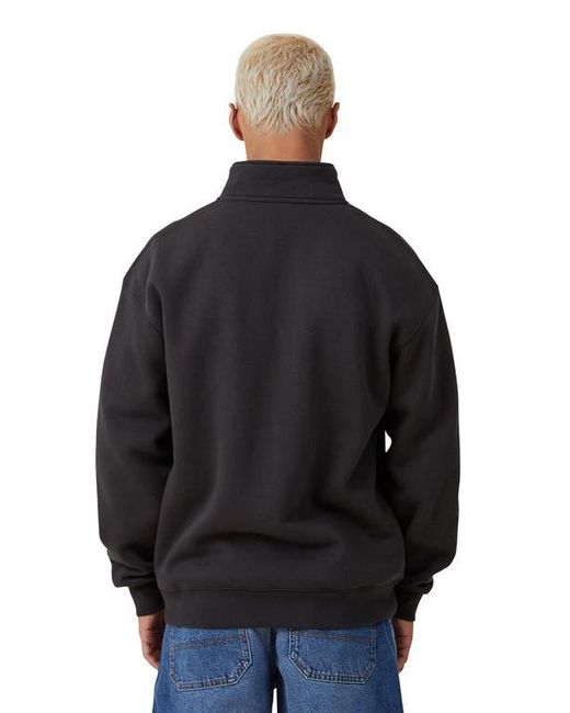 Cotton On Blue 1/4 Zip Fleece for men