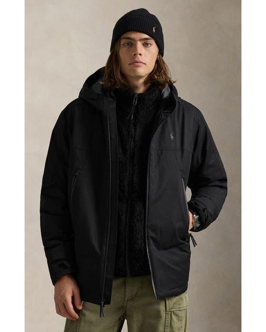 Polo Ralph Lauren Black The Eastview Hooded Jacket for men