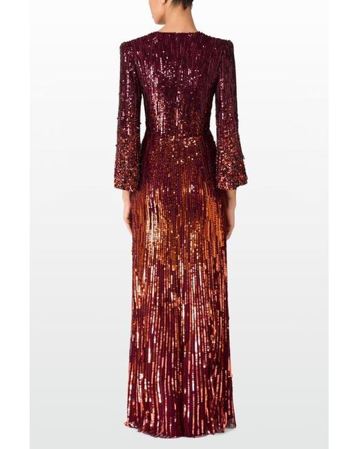 Jenny Packham Red Cosmos Gown