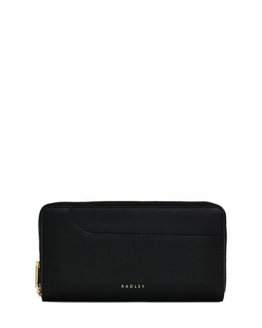Radley Black Pockets Zip Around Wallet