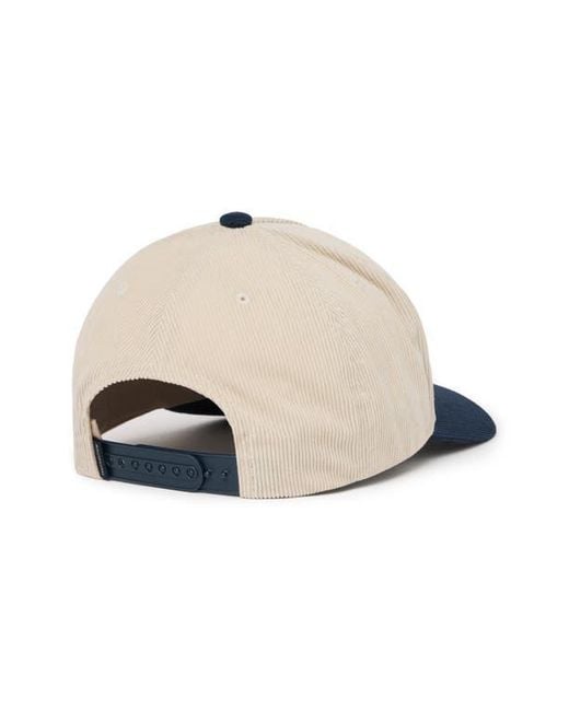 Travis Mathew White Hidden Royalty Snapback Baseball Cap for men