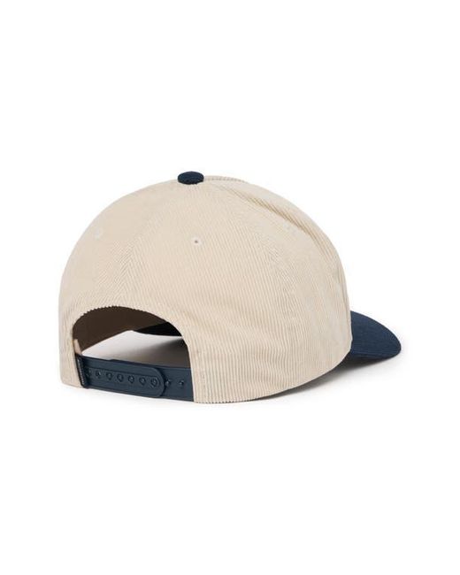 Travis Mathew White Hidden Royalty Snapback Baseball Cap for men