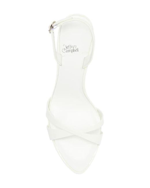 Jeffrey Campbell White Marielle Slingback Sandal