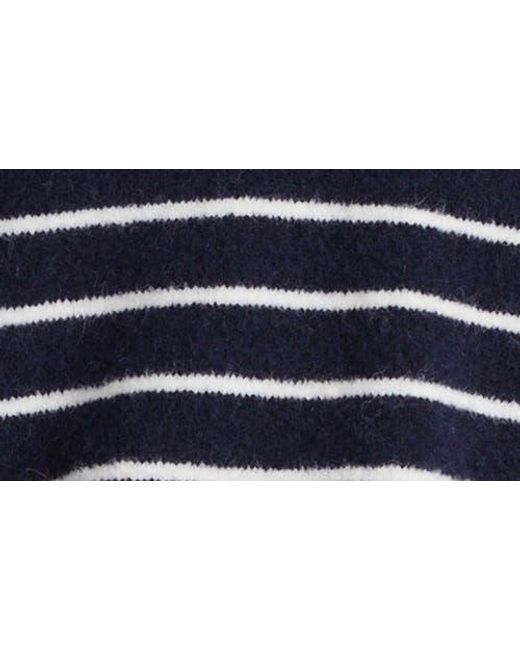 Madewell Blue Cloudsoft Polo Sweater