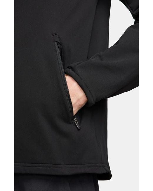 Nike Black Repel Winterized Running Jacket for men