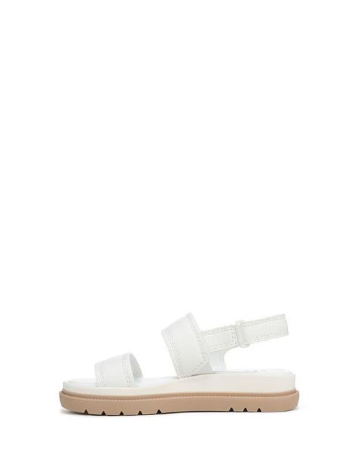 Naturalizer White Attract Slingback Platform Sandal