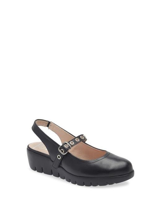 Wonders Multicolor Mary Jane Slingback Pump