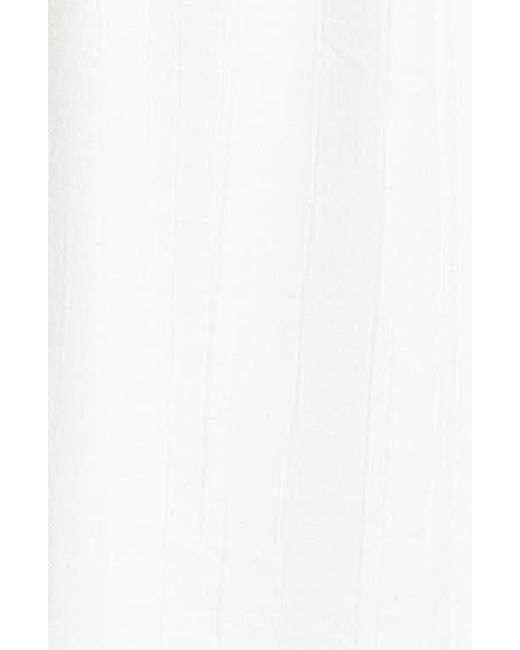 Julia Jordan White Flutter Sleeve Midi Dress