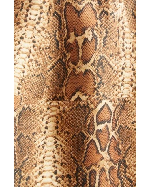 Zimmermann Natural Hypnotic Belted Silk & Cotton Utility Miniskirt
