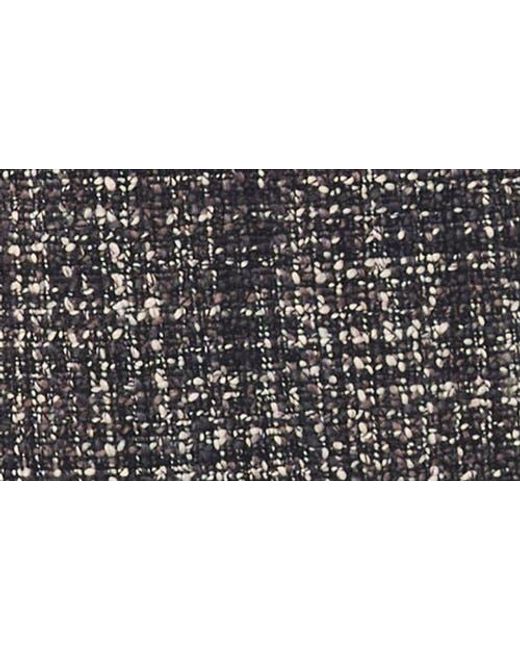 Ted Baker Black Sleeveless Button Front Tweed Dress