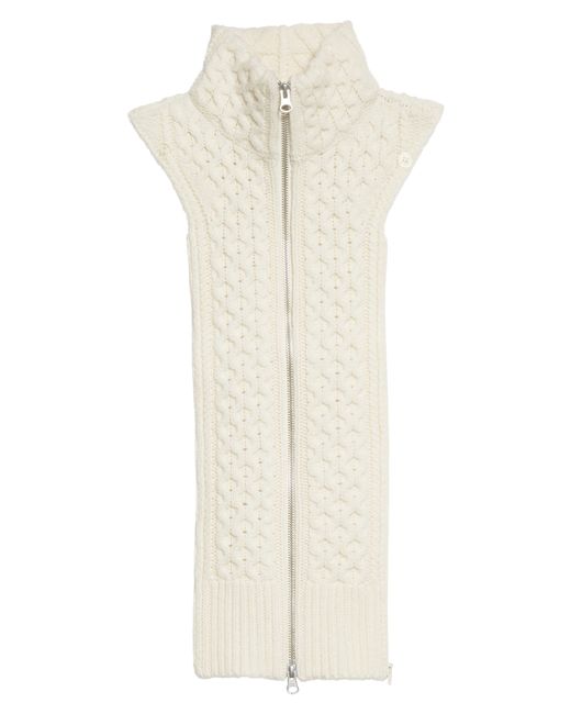 Veronica Beard White Upstate Wool Dickey