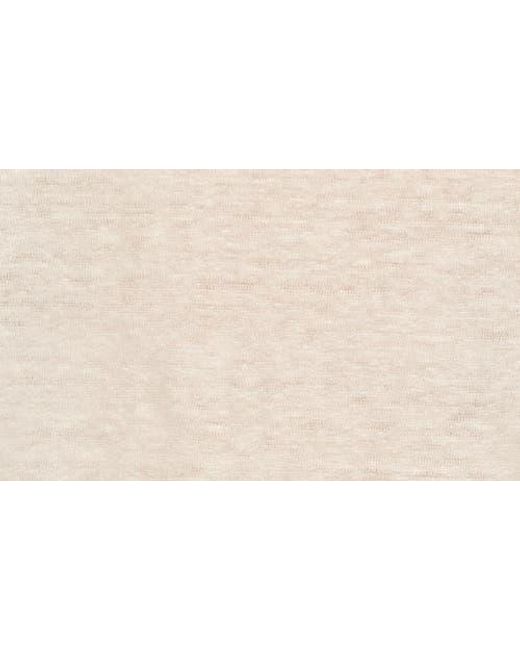Eberjey Natural Boat Neck Organic Linen Sleeveless Lounge Top