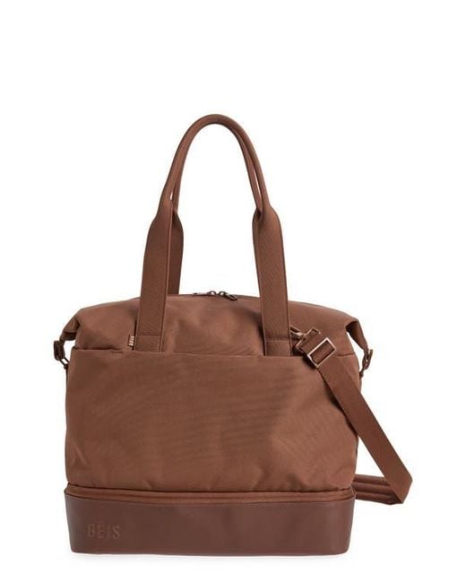 BEIS Brown The Weekender Bag