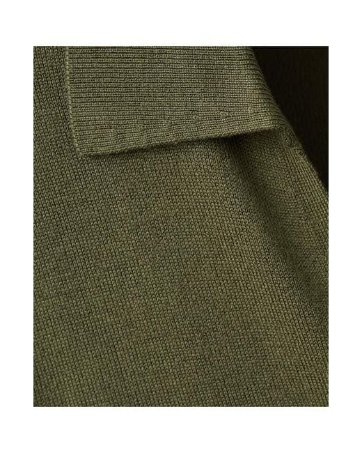 Mango Green Johnny Collar Polo