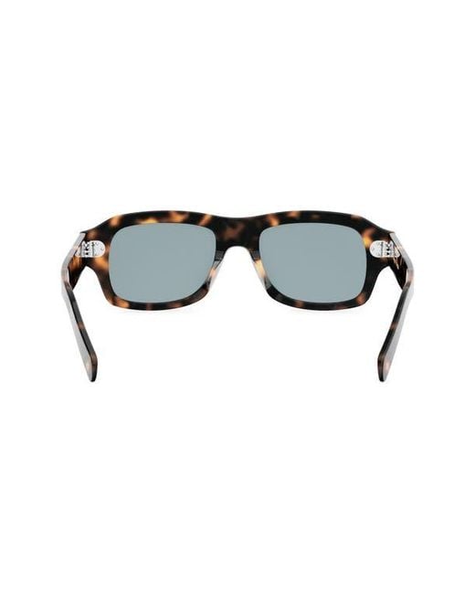 Céline Gray 3 Dots 53Mm Rectangular Sunglasses