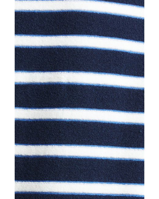 Veronica Beard Blue Ortiz Stripe Cotton Blend Jacket