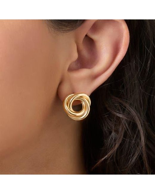 Jessica Simpson Metallic Mixed Shape Earring Set