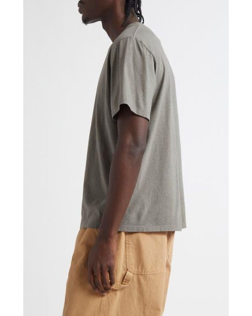 MM6 by Maison Martin Margiela Gray Numeric Logo Patch T-Shirt for men