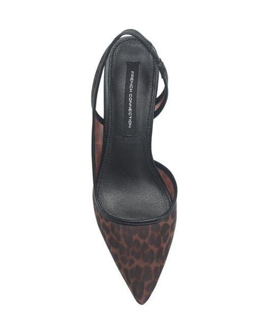 French Connection Brown Quest Pump