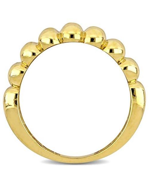Julianna B Metallic Concave Ring 14K