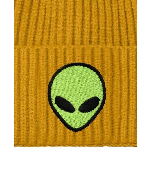 Alix Yellow Alien Watch Cap for men
