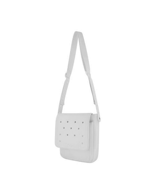 CROCSTM White Classic Crossbody With Front Flap