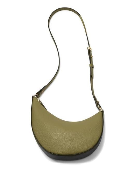 Kate Spade Green Hug Pebble Leather Crossbody Bag