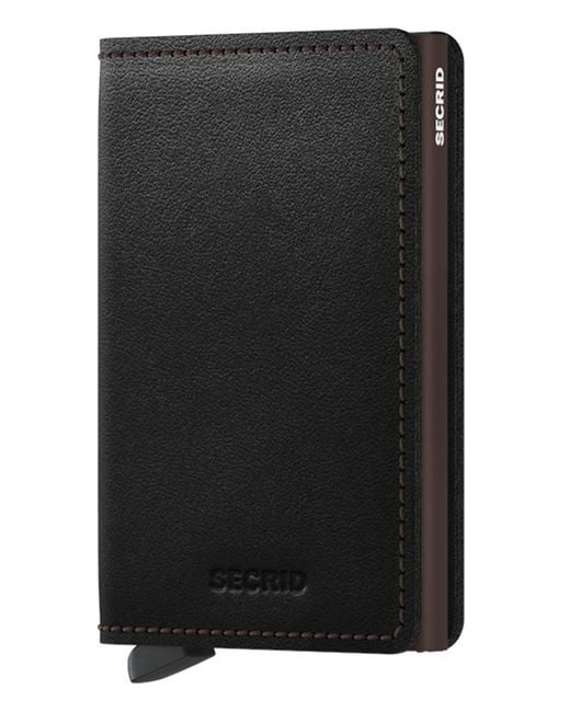 Secrid Black Slimwallet Original for men