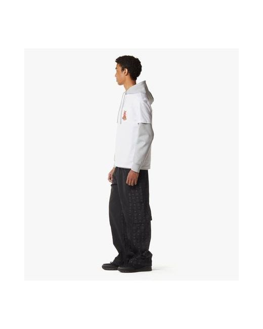 MCM Black Monogram Cargo Pants for men