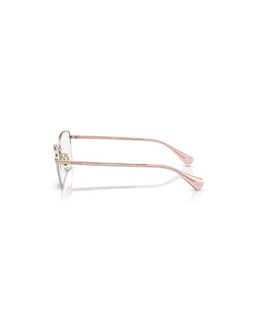 Ralph Metallic 53Mm Irregular Optical Glasses