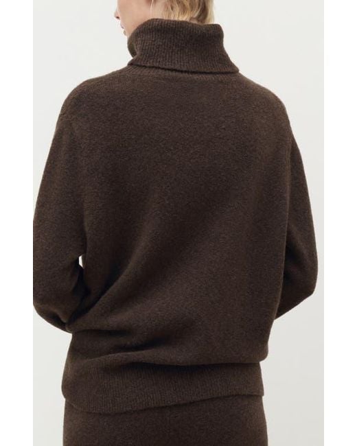 Mango Brown Turtleneck Sweater