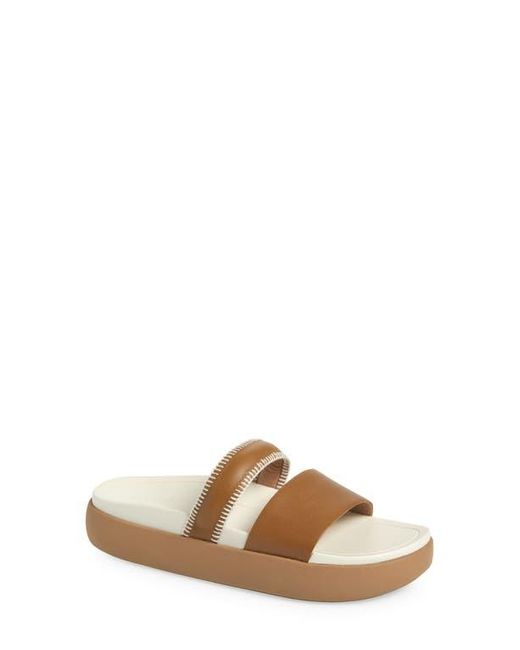 Olukai Brown Pae Slide Sandal