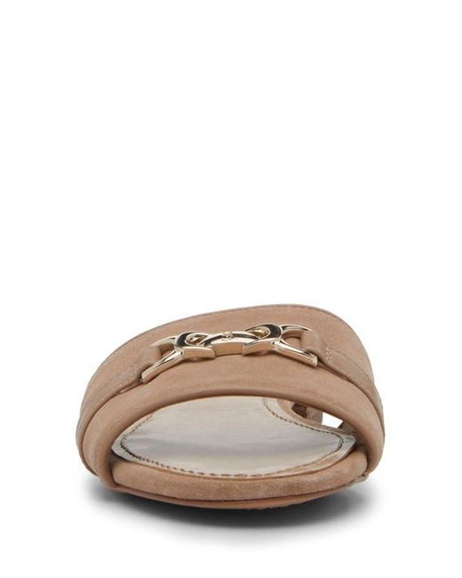 Vince Camuto Brown Maxine Slide Sandal