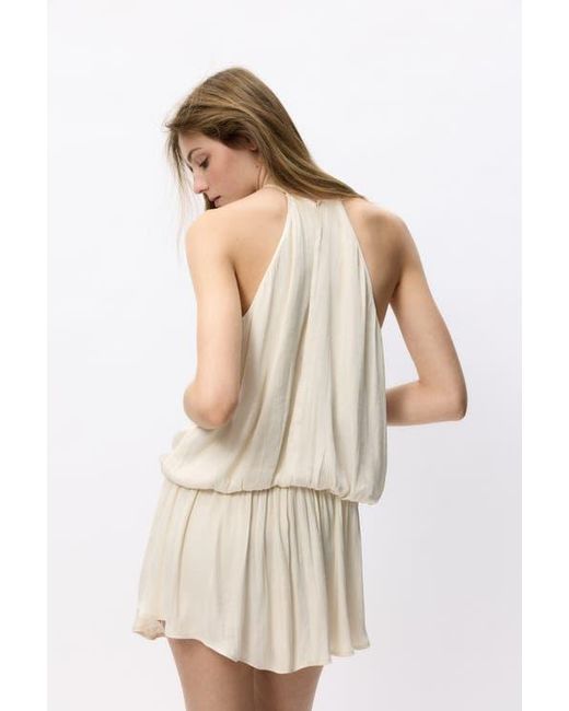 H&M Natural Draped Playsuit