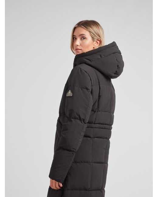 Jacket Black Star Extra Long Down Coat