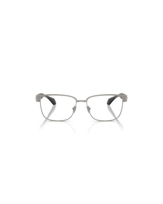 Versace Metallic 57Mm Square Optical Glasses for men