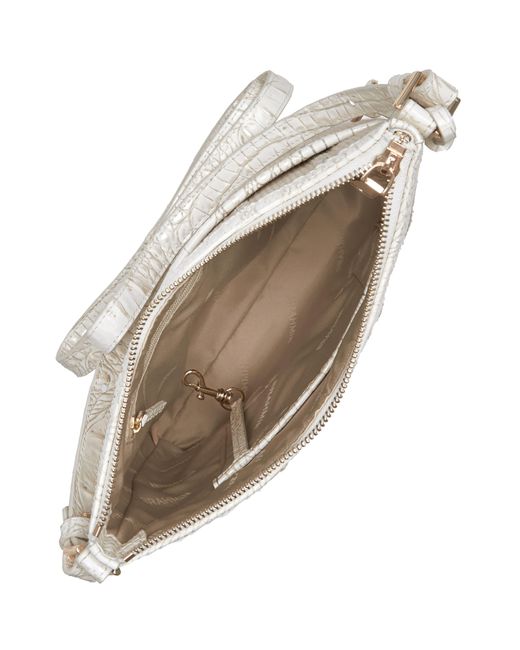 Brahmin Katie Straw & Leather Crossbody Bag in Natural Lyst