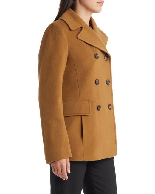 Fleurette Brown Ali Wool Peacoat