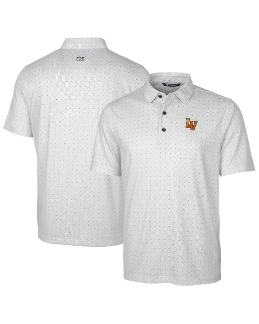 Cutter & Buck Gray Las Vegas Aviators Big & Tall Drytec Pike Double Dot Stretch Polo At Nordstrom for men