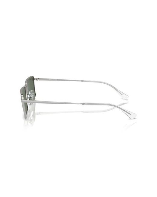 Ray-Ban Green Emy 56Mm Rectangular Sunglasses for men